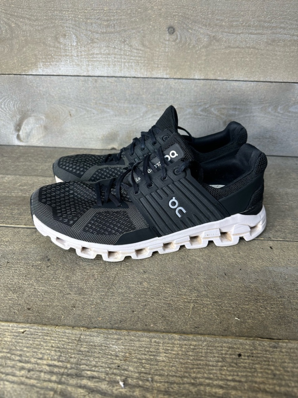 On Cloud Cloudswift Black Rock Running Comfort Shoes 41.99585 Mens Size 9.5 D